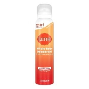 NEW Lume Clean Tangerine | Spray Whole Body Deodorant